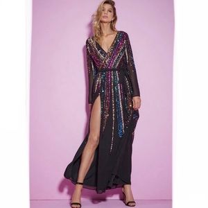 NWT Nasty Gal Studio Sequin Gown size 6
